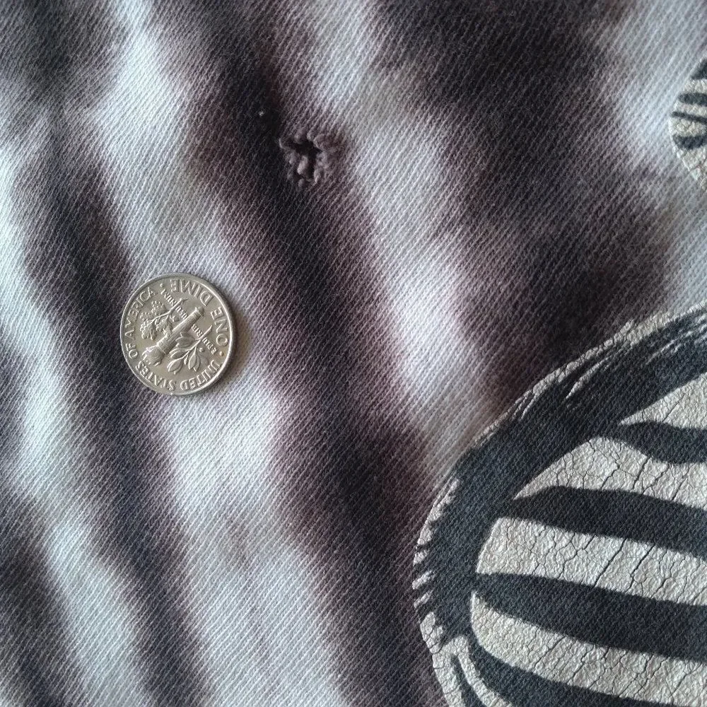 Vintage Animal Republic Survival Gear Zebra Tie Dye T-Shirt - Picture 5 of 9